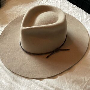Brixton Felt Wide Brim Hat Size M